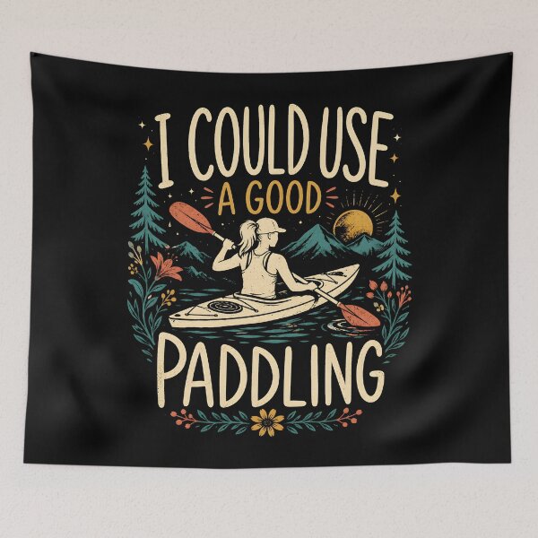 Item preview, I Could Use a Good Paddling Kayak Humor designed and sold by Victor Shadehorn.