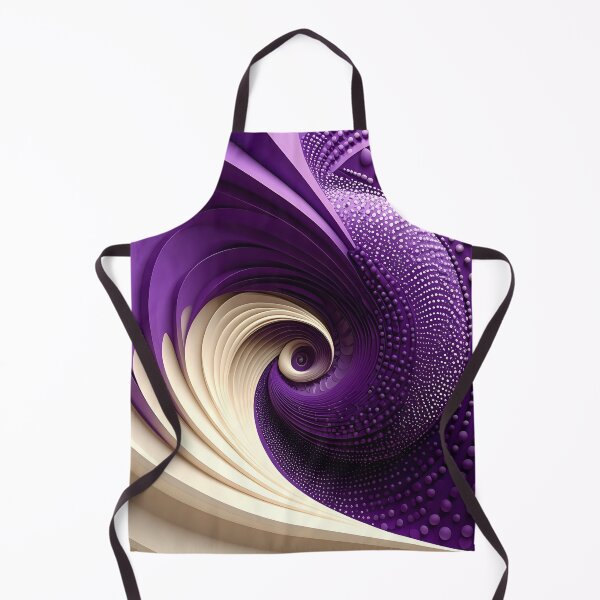 Item preview, Purple and White Abstract Swirl designed and sold by Vicky Brago-Mitchell®.