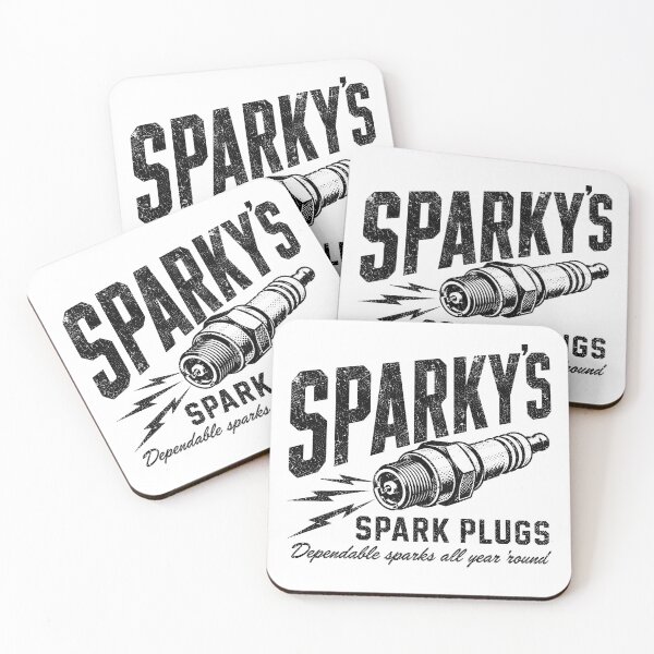 Item preview, Sparky’s Vintage Spark Plug Garage Emblem designed and sold by Victor Shadehorn.