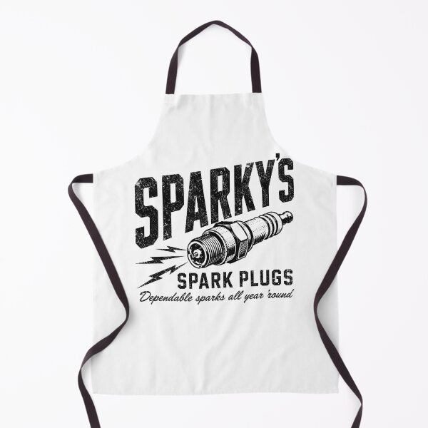 Item preview, Sparky’s Vintage Spark Plug Garage Emblem designed and sold by Victor Shadehorn.