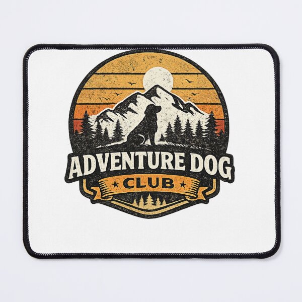 Item preview, Adventure Dog Club Vintage Retro Outdoor Design designed and sold by DailyTrendFinds.
