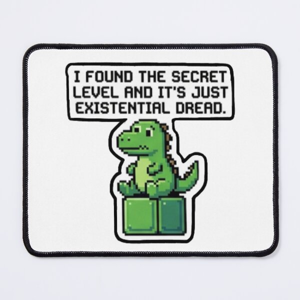 Item preview, Existential dread Dino designed and sold by bedtimeluke.