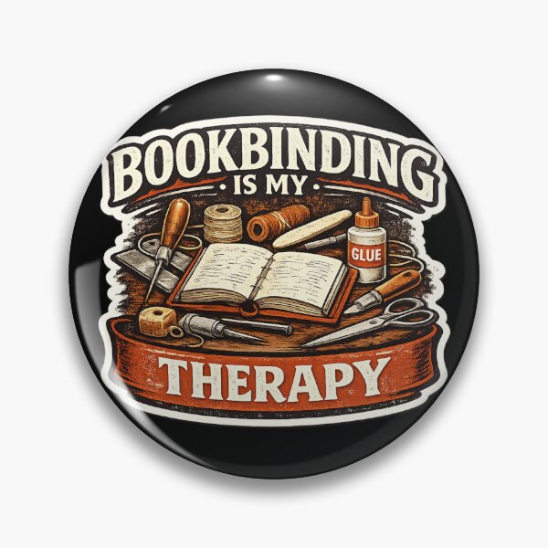 Item preview, Bookbinding Is My Therapy designed and sold by Mohamedeinoo.