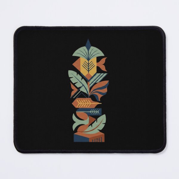 Item preview, Abstract Tropical Totem Geometric Design designed and sold by WillCraftx.