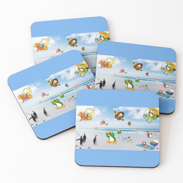 Item preview, Club Penguin Beach Day Scene designed and sold by Itaroo.