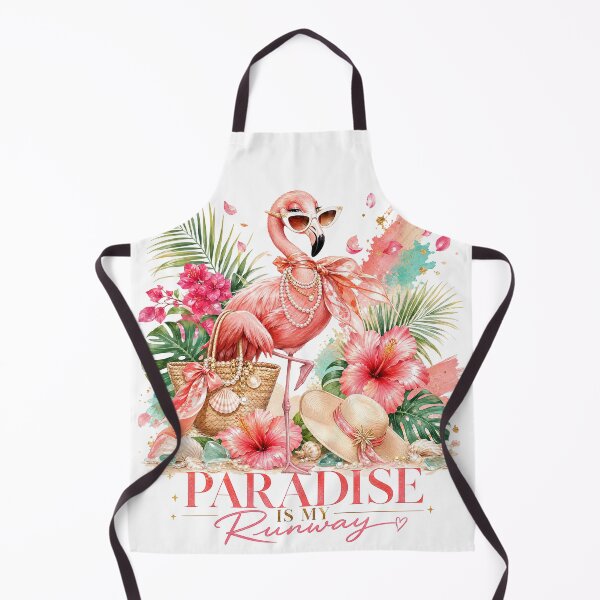 Item preview, Pink Flamingo Tropical Beach Summer Fashion designed and sold by DewCreates.