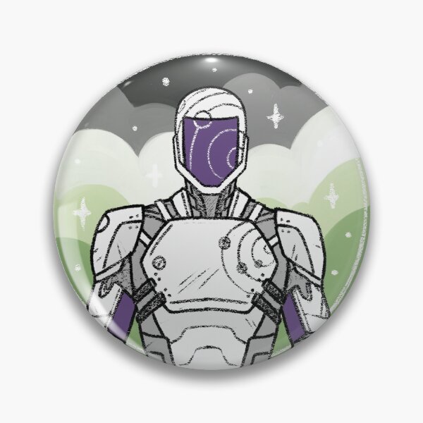Item preview, aroace murderbot designed and sold by Laya Rose.