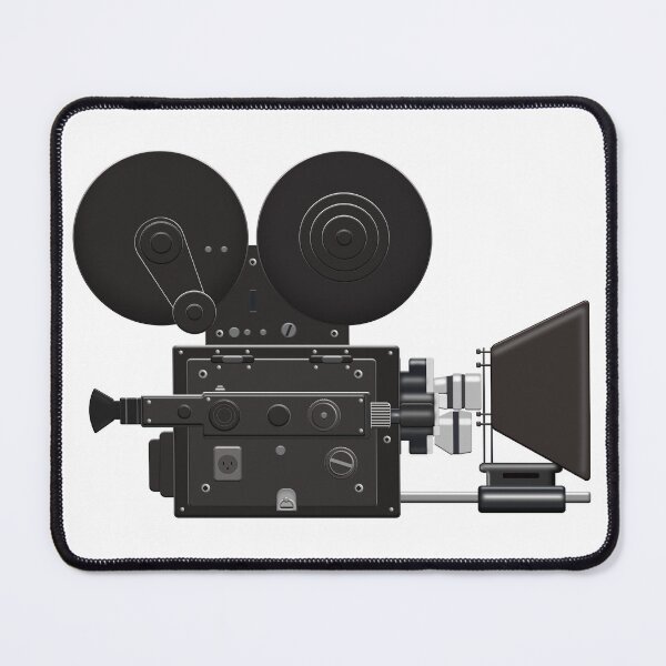 Item preview, Vintage cinema camera designed and sold by UnaloneApparel.