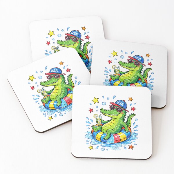 Item preview, Patriotic Pool Alligator designed and sold by Roy & Tiffany.