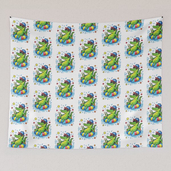 Item preview, Patriotic Pool Alligator designed and sold by Roy & Tiffany.