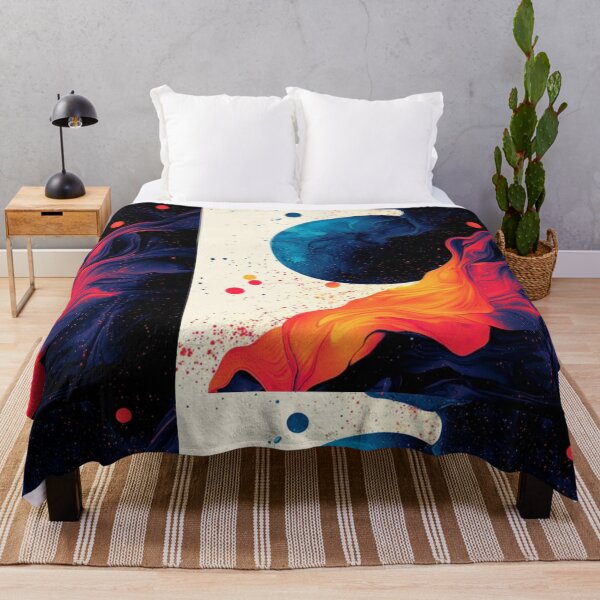 Item preview, Abstract Cosmic Fire Planet Artwork designed and sold by MIAMwits.