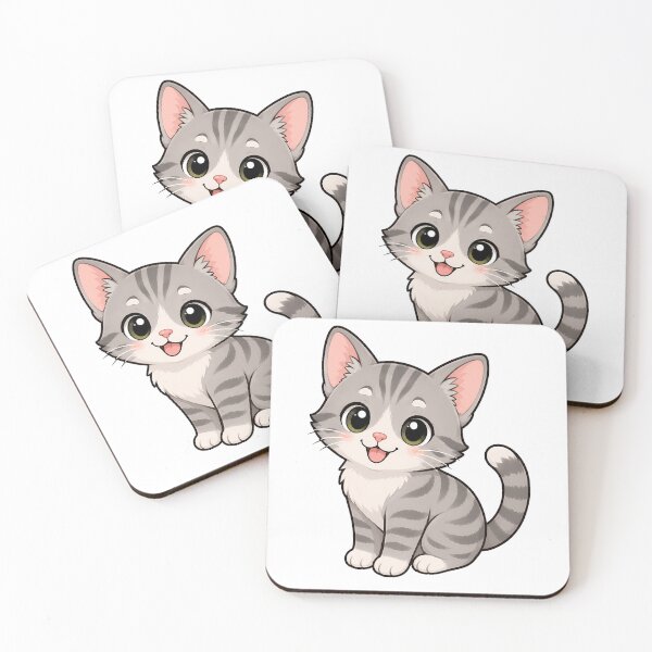 Item preview, Cute Grey Tabby Cat Clipart Style designed and sold by RaezRealmDesign.