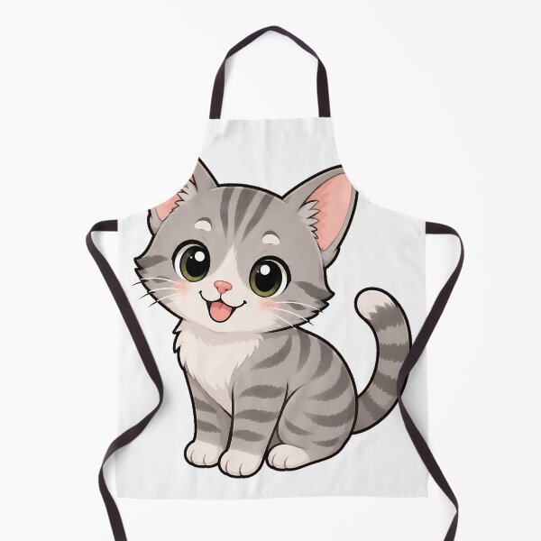 Item preview, Cute Grey Tabby Cat Clipart Style designed and sold by RaezRealmDesign.