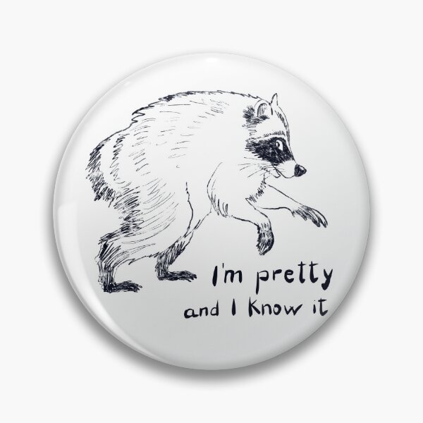 Item preview, Jimothy Raccoon - I'm Pretty designed and sold by Andreea Dumez.