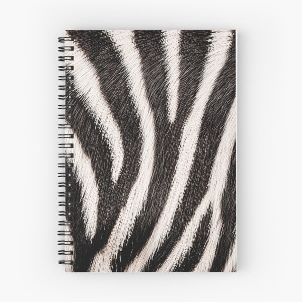Item preview, Zebra Fur Wavy Stripe Pattern - Curved Black & White Fur Design designed and sold by Nine Lives Studio.