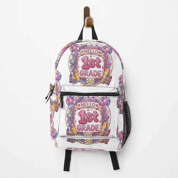 Item preview, First Grade Girls Back to School Cute First Day Student designed and sold by gear-posters.