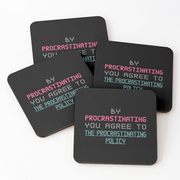 Item preview, The Procrastinating Policy designed and sold by weirdshop-451.