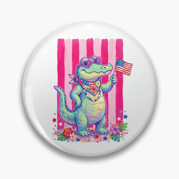 Item preview, Flag Waving Gator designed and sold by Roy & Tiffany.