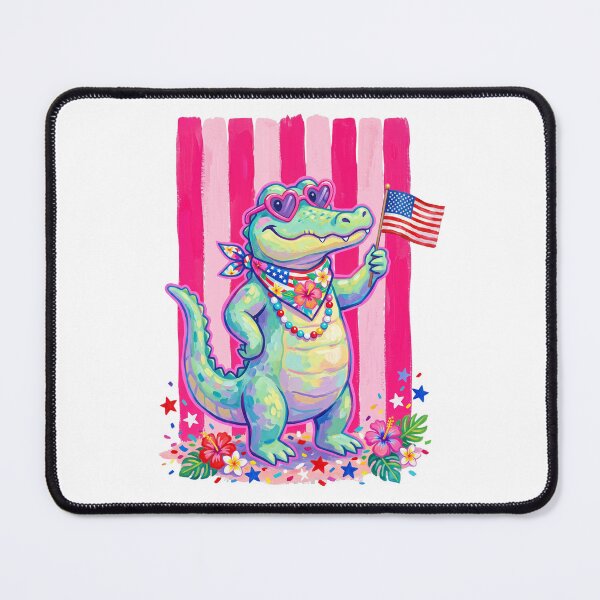 Item preview, Flag Waving Gator designed and sold by Roy & Tiffany.