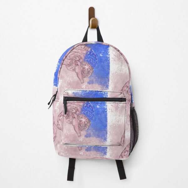 Item preview, brain illustration with occipital lobe highlighted designed and sold by subis-designs.