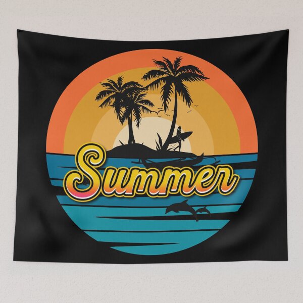Item preview, Retro Summer Sunset Beach designed and sold by Khadigadesings.