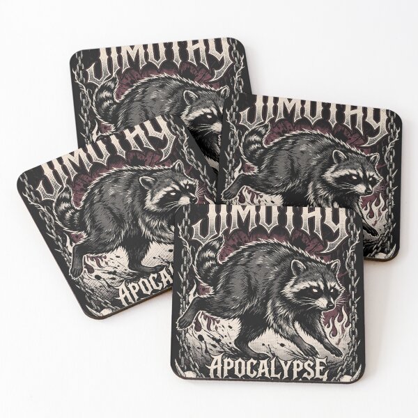 Item preview, Jimothy Apocalypse Runner Meme Raccoon Streetwear Shirt designed and sold by Senpaiwaves.