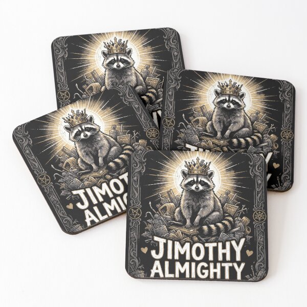 Item preview, Jimothy Almighty Trash God Meme Raccoon Streetwear Shirt designed and sold by Senpaiwaves.