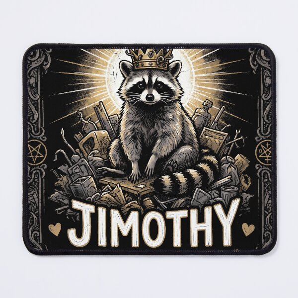 Item preview, Jimothy Almighty Trash God Meme Raccoon Streetwear Shirt designed and sold by Senpaiwaves.