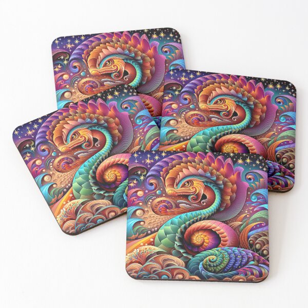 Item preview, The Cosmic Serpent's Awakening designed and sold by bloorose.