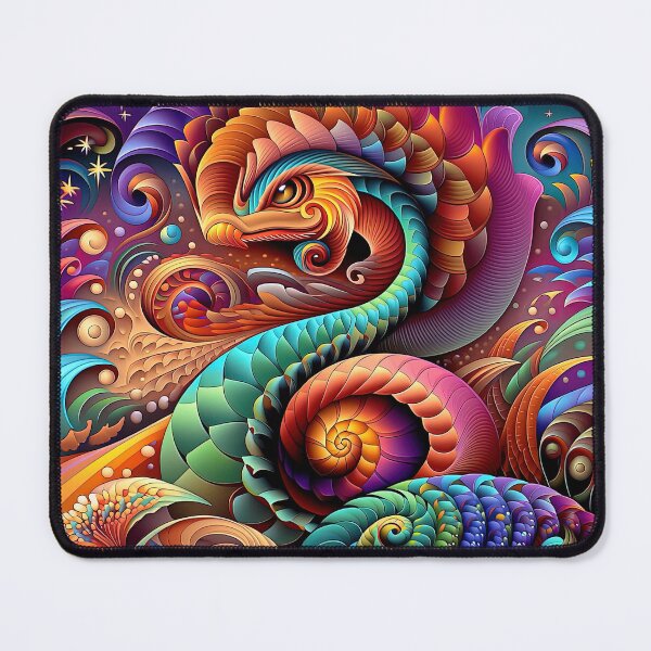 Item preview, The Cosmic Serpent's Awakening designed and sold by bloorose.