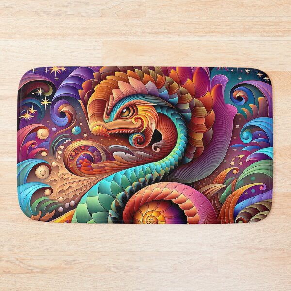 Item preview, The Cosmic Serpent's Awakening designed and sold by bloorose.