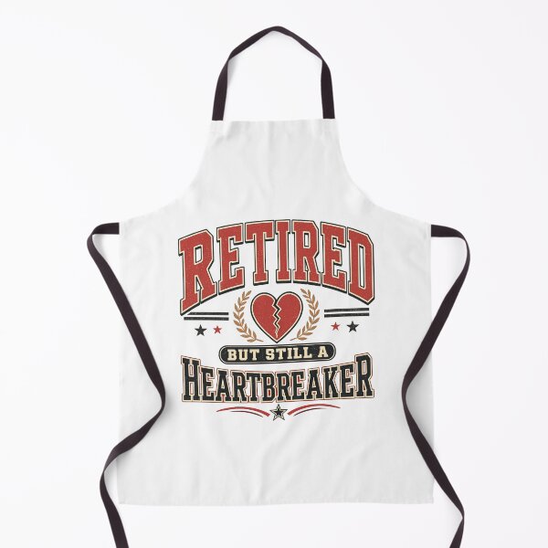 Item preview, Retired But Still a Heartbreaker Funny Retirement | Vintage Varsity Design | Still Got It Collection designed and sold by SoulThread Studio.