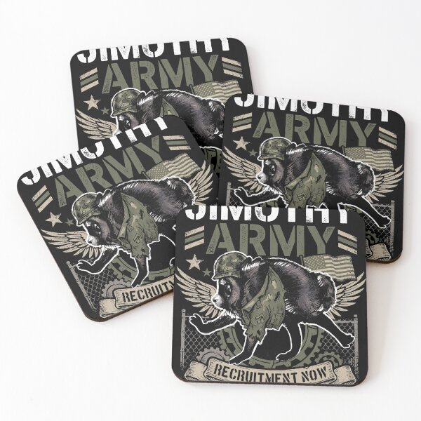 Item preview, Jimothy Army Recruit Funny Raccoon Streetwear Tee designed and sold by Senpaiwaves.