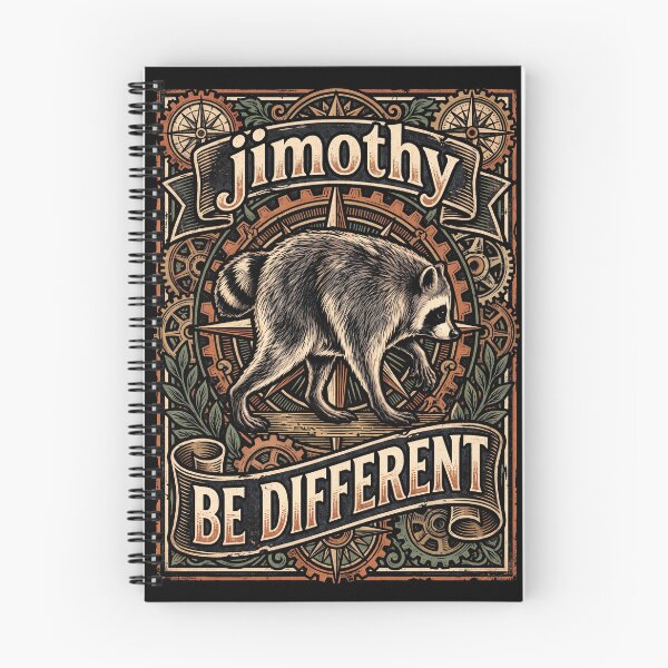 Item preview, Jimothy the Raccoon Be Different Trash Panda Graphic Tee designed and sold by Senpaiwaves.
