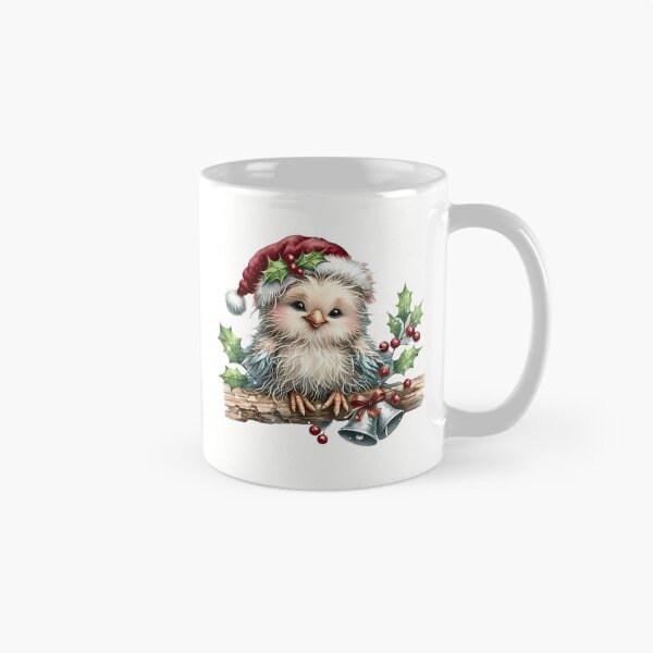 Item preview, Cute Christmas Bird Santa Hat designed and sold by Steele-Art.