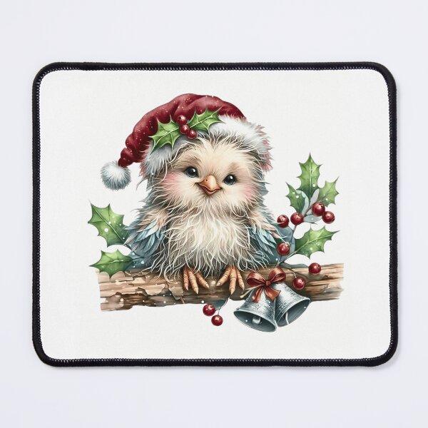 Artikelvorschau, Niedliche Weihnachtsmannmütze mit Vogelmotiv entworfen und verkauft von Steele-Art.