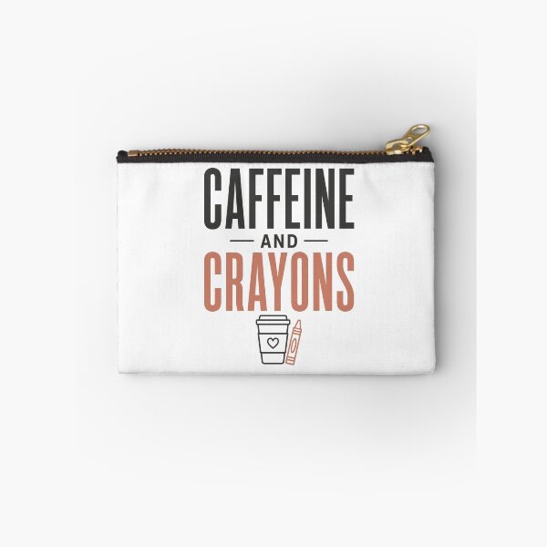 Item preview, Caffeine And Crayons Funny Teacher Back To School Coffee Gift designed and sold by journeyengine.