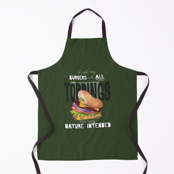 Item preview, Nature's Burger: I Eat My Burger With All the Toppings designed and sold by Sunnydaydoodlez.