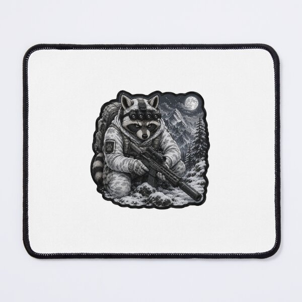 Item preview, Tactical Raccoon Winter Alpine Operator designed and sold by SafariCreations.