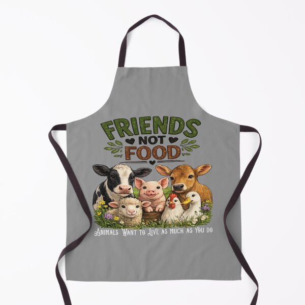 Item preview, Friends Not Food Vegan Animals designed and sold by Sowndowntshirts.