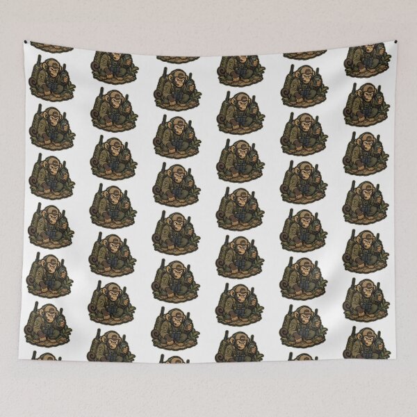 Item preview, Tropical Forest Monkey Radio Operator  designed and sold by SafariCreations.