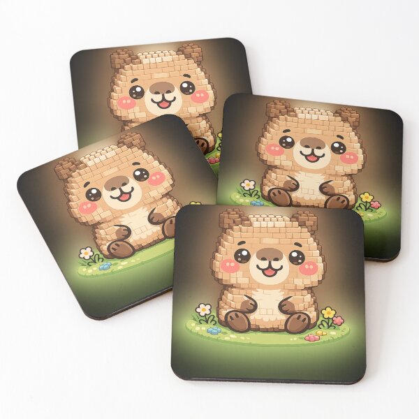 Item preview, Cute Color Block Capybara Mascot designed and sold by DailyTrendFinds.