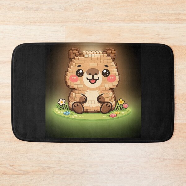 Item preview, Cute Color Block Capybara Mascot designed and sold by DailyTrendFinds.