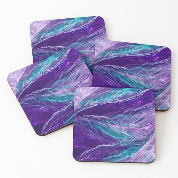 Item preview, Purple Ocean Waves designed and sold by MIAMwits.