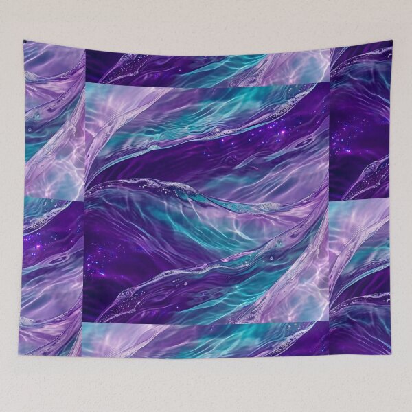 Item preview, Purple Ocean Waves designed and sold by MIAMwits.