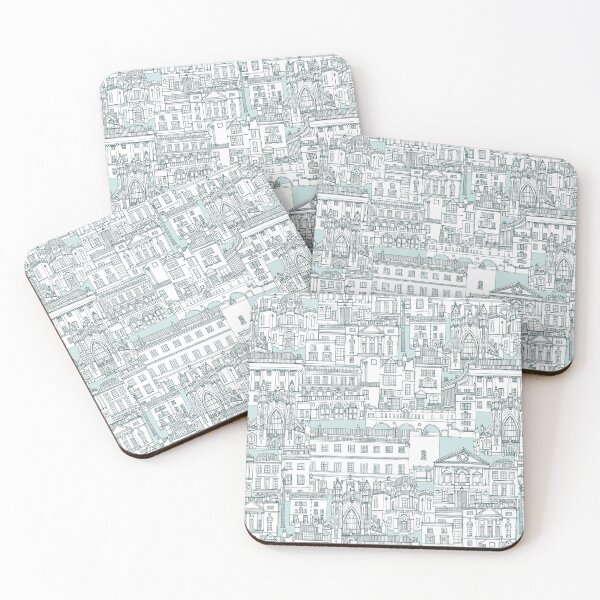 Item preview, Bath toile pine mint designed and sold by scrummy.
