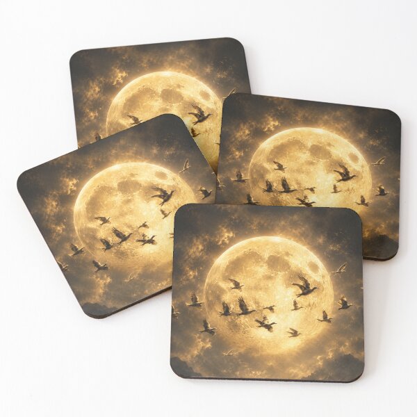Item preview, Luxury Moon And Births Wall Art  designed and sold by Eclipse 3699.