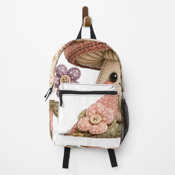Item preview, Cute Patchwork Mushroom Grow Happy Thoughts designed and sold by M.Store.