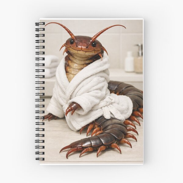Item preview, Cozy Bathrobe Giant Centipede designed and sold by Sillytoe.