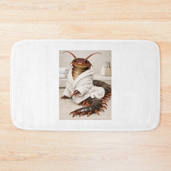 Item preview, Cozy Bathrobe Giant Centipede designed and sold by Sillytoe.